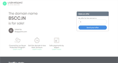 Desktop Screenshot of bscc.in