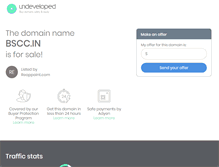 Tablet Screenshot of bscc.in